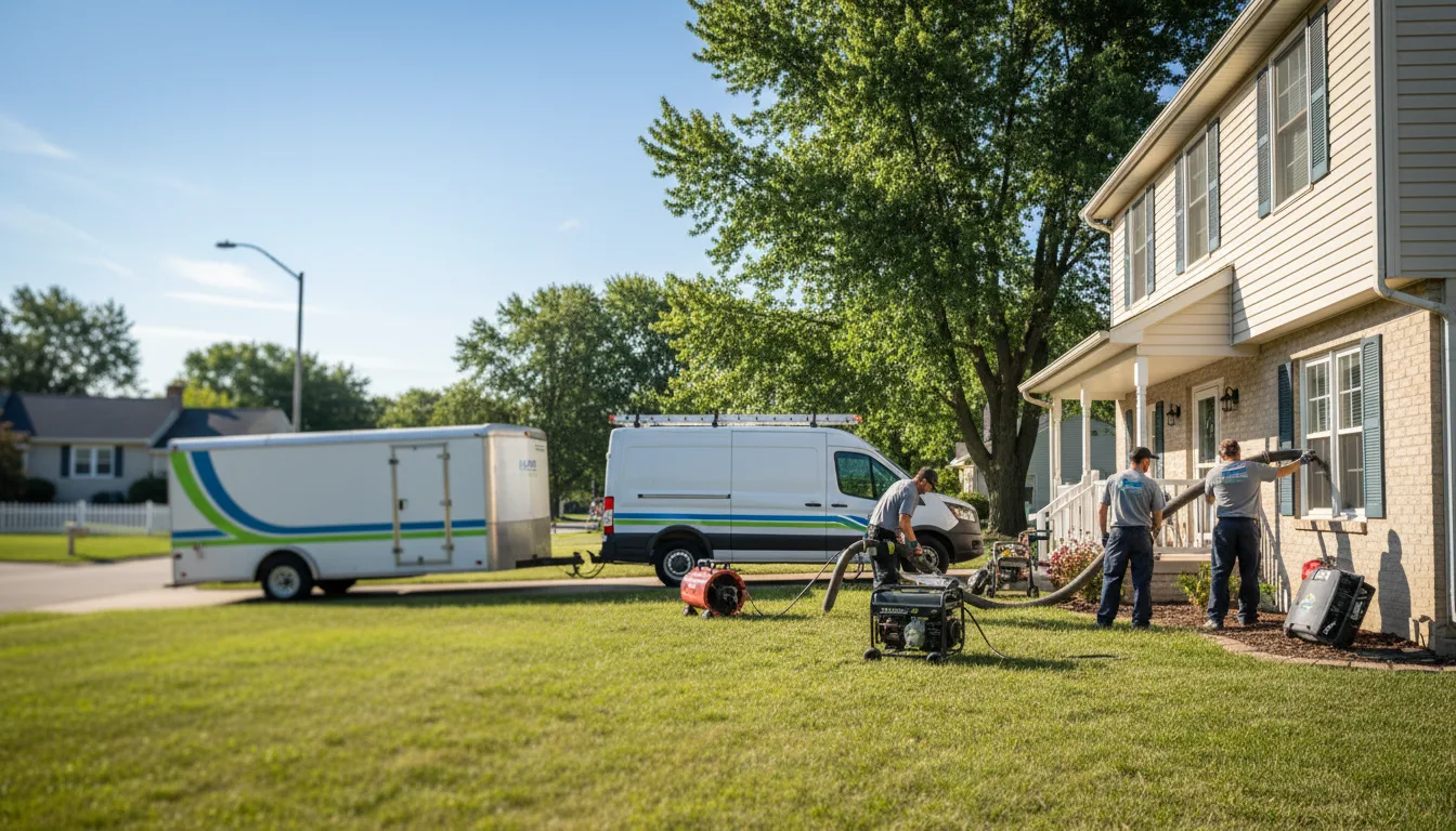 Flooded Basement Restoration And Cleanup With Repair in Erhard, MN near me